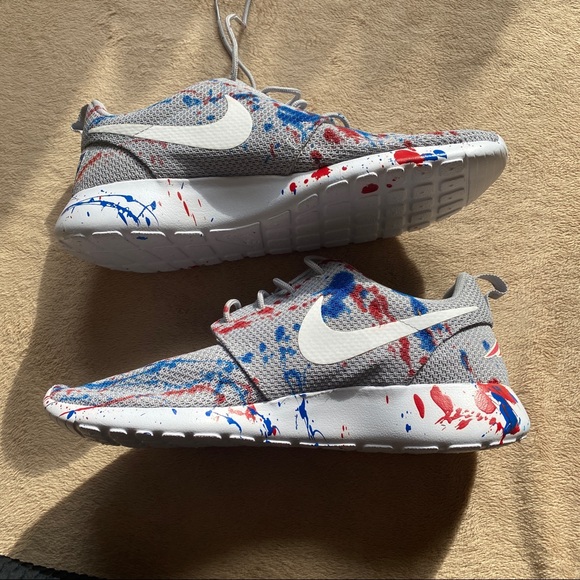 Men’s Custom Nike New England Patriots Sneakers NWOT - Picture 6 of 10